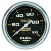 2-5/8" FUEL PRESSURE, 0-15 PSI, CARBON FIBER